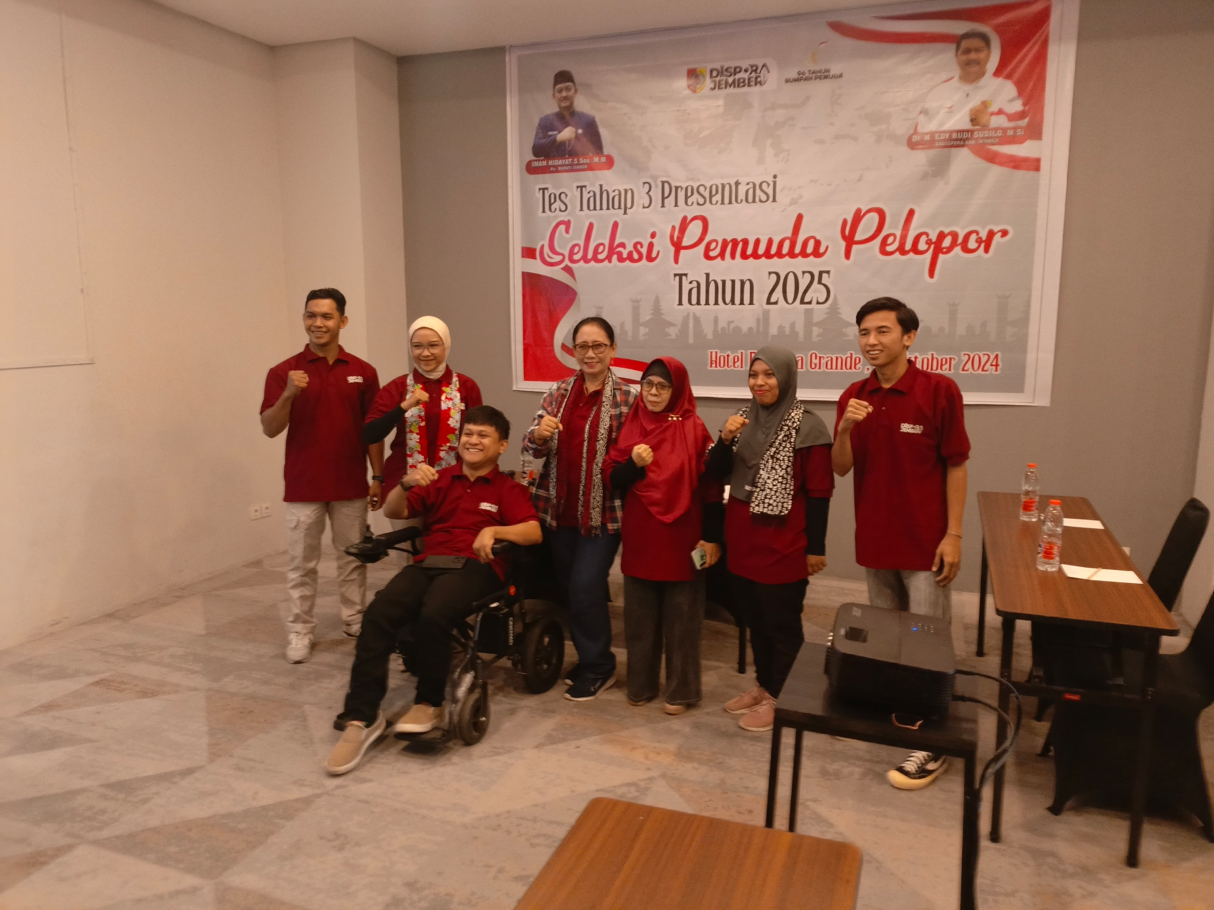 Pemilihan Pemuda Pelopor Kabupaten Jember 2024 : Kadispora Mengajak Semua Pihak Wujudkan Potensi Pemuda Di Kabupaten Jember
