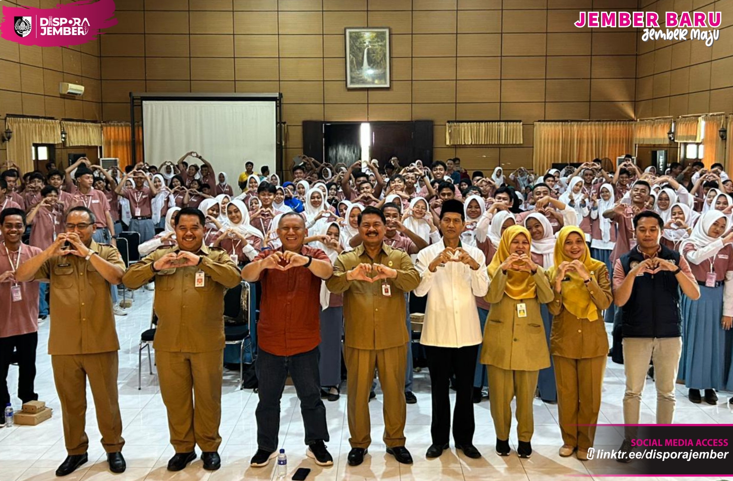 INVESTASI MASA DEPAN BANGSA : DISPORA JEMBER EDUKASI PELAJAR SOAL RISIKO PERNIKAHAN USIA ANAK DAN STUNTING